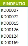 Excel | EINDEUTIG | Array