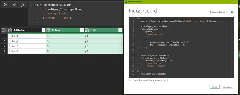 Power Query Table.ExpandRecordColumn