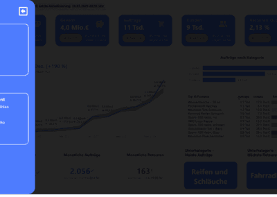 PedalOasis Power BI Dashboard Filtermenü mit Jahr & Kontinent